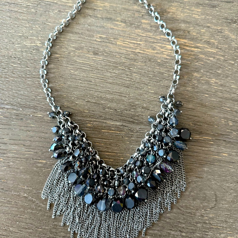 Gunmetal boho punk style costume jewelry